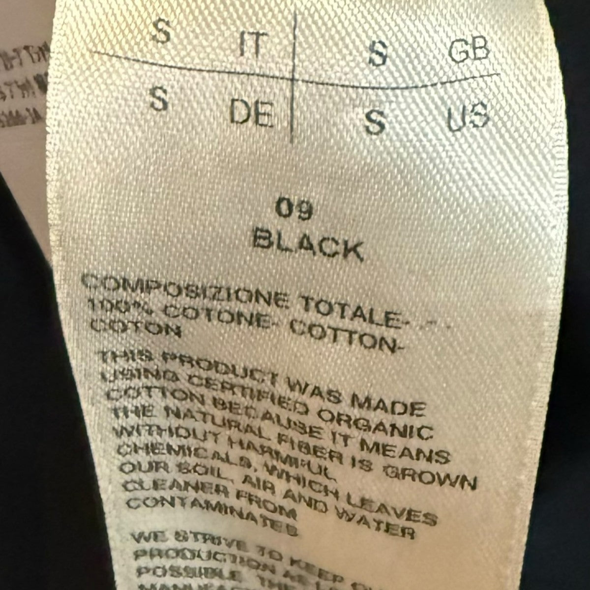 RICK OWENS レベルロングスリーブTシャツRU01E5266-JA 古着・中古-5枚目のアイテム画像