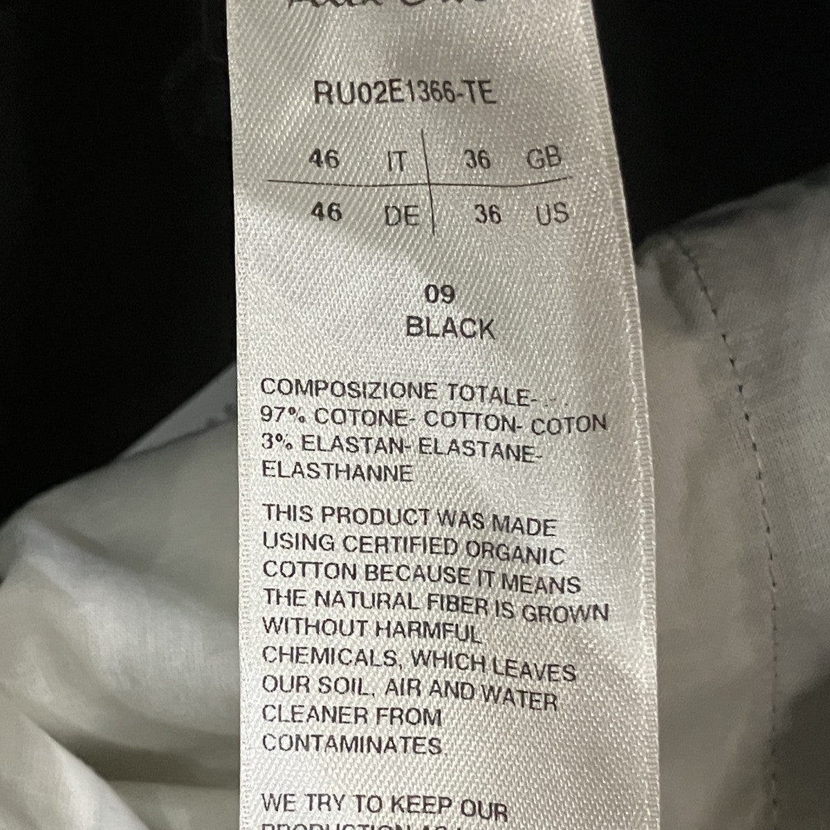 RICK OWENS WIDE BELA PANTS ワイドパンツ 古着・中古-5枚目のアイテム画像