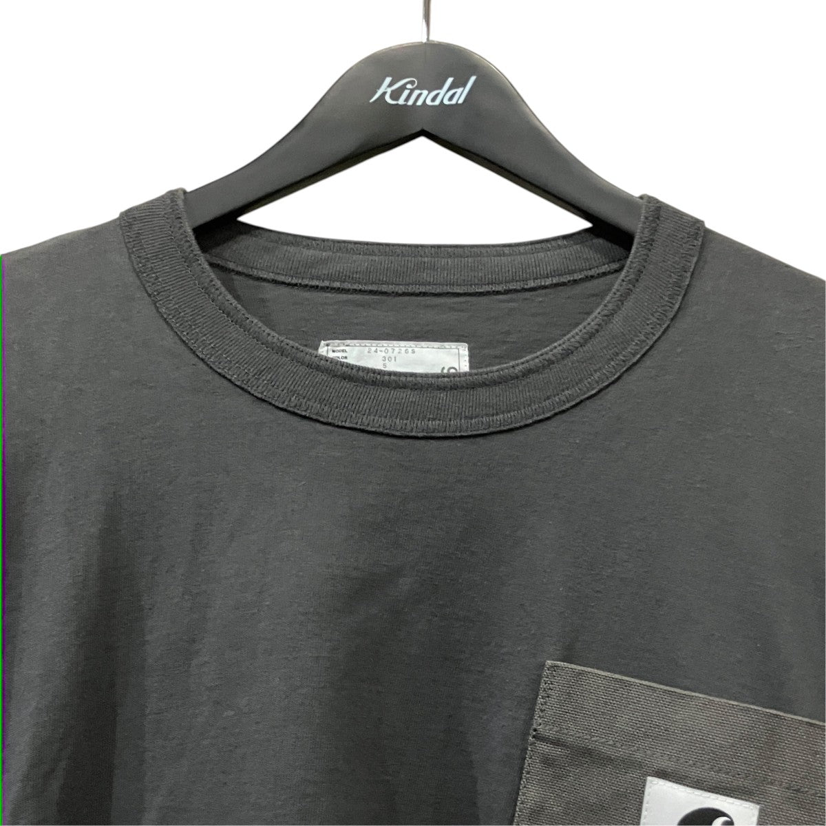 sacai×CarHartt レイヤードロングスリーブカットソー 古着・中古-3枚目のアイテム画像