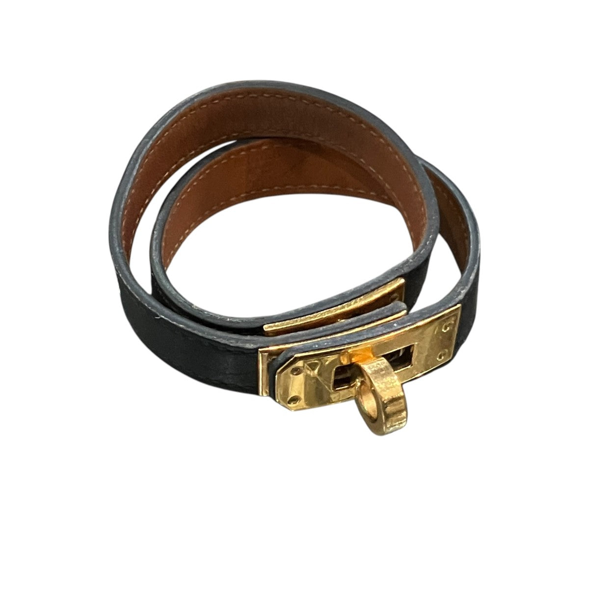 HERMES KELLY BRACELET レザーブレスレット 古着・中古-1枚目のアイテム画像