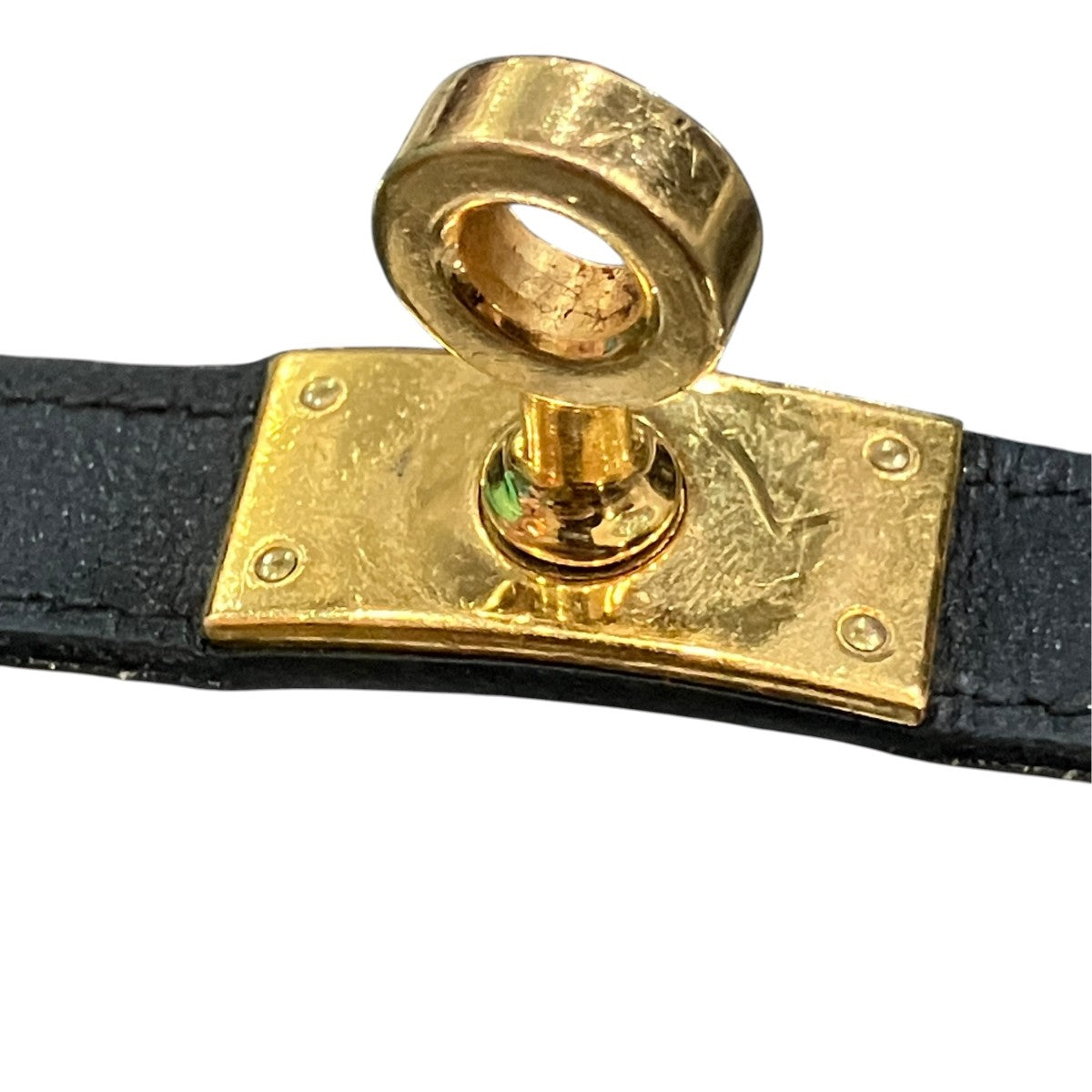 HERMES KELLY BRACELET レザーブレスレット 古着・中古-6枚目のアイテム画像