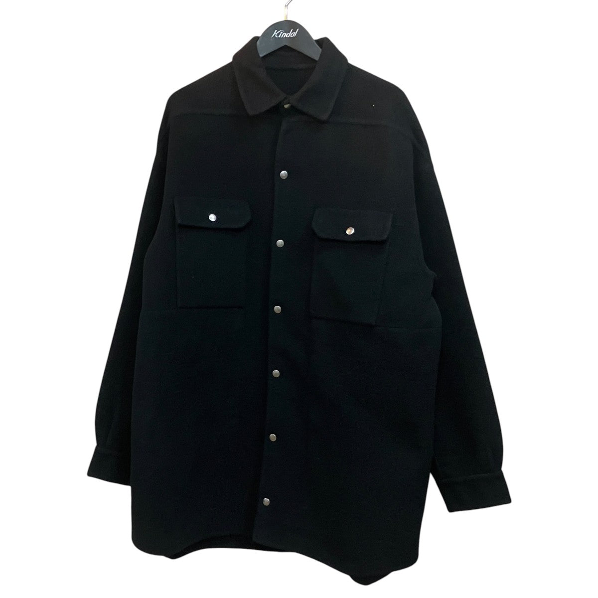 RICK OWENS カシミヤアウターシャツRP02B6721-DD 古着・中古-1枚目のアイテム画像