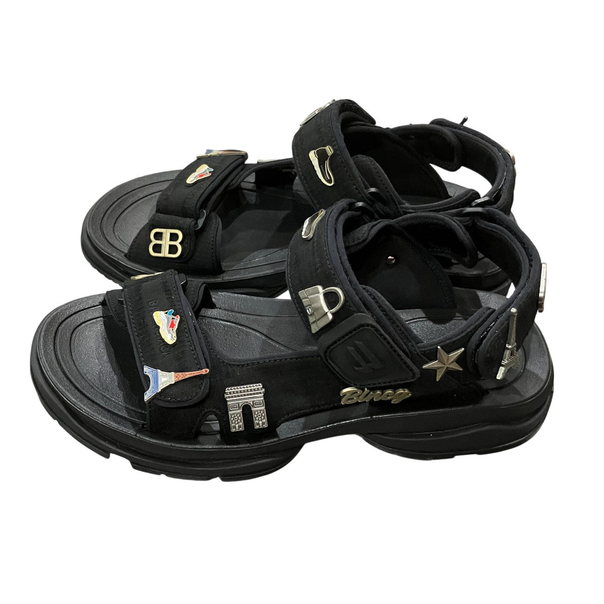 BALENCIAGA デザインサンダル706279 ｢Tourist sandal｣ 古着・中古-3枚目のアイテム画像