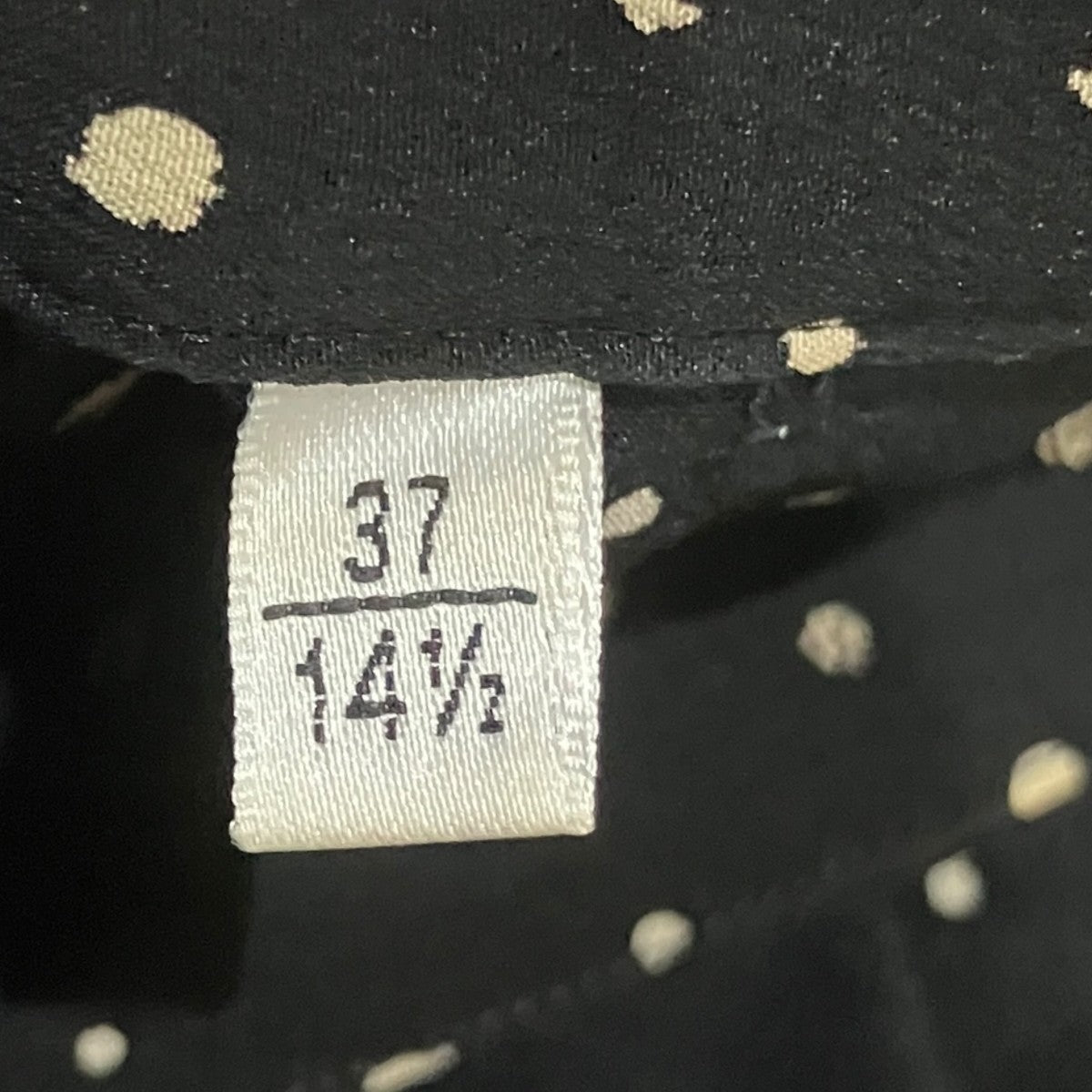 Saint Laurent Paris シルクドットシャツ564172 古着・中古-5枚目のアイテム画像
