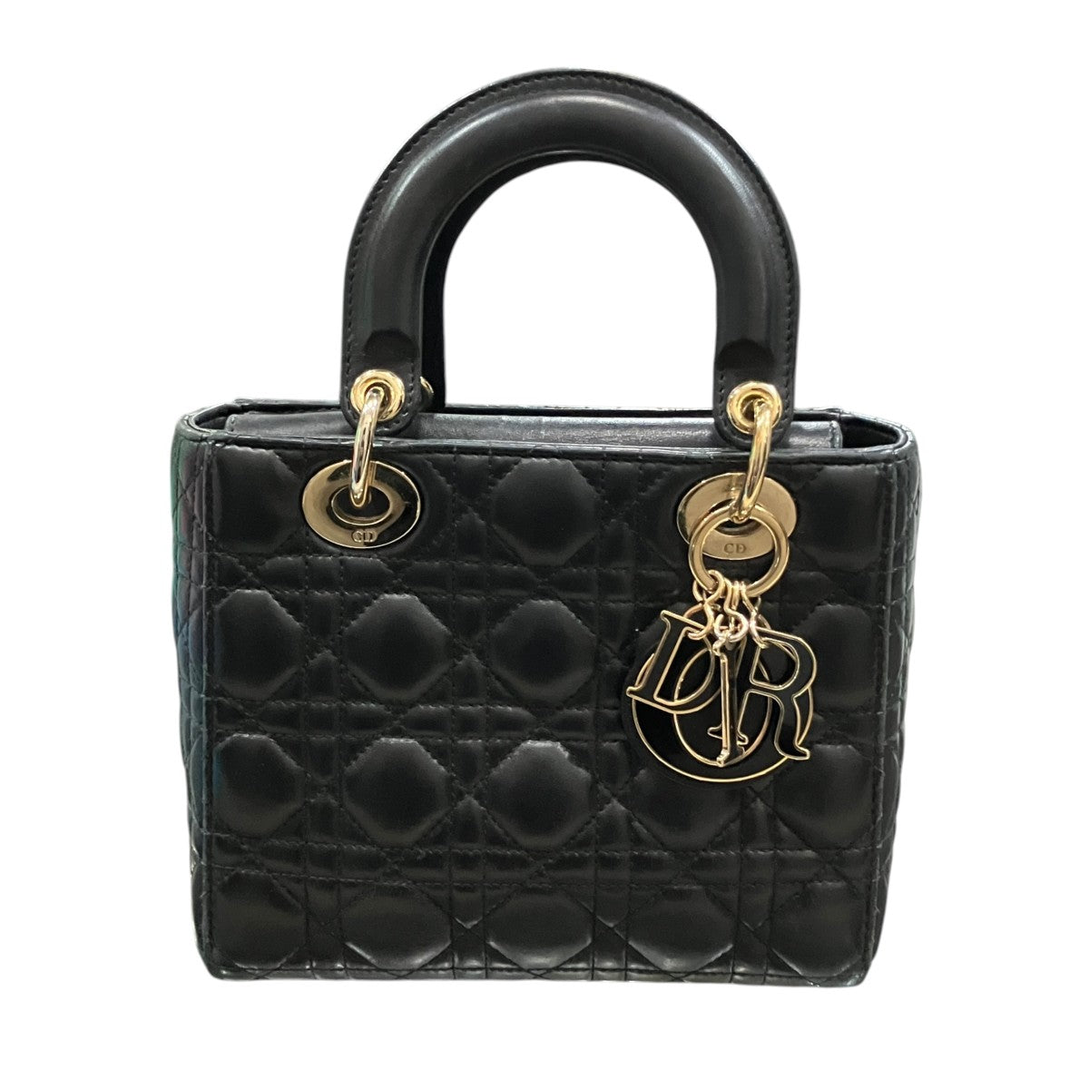 Christian Dior Lady Dior My ABCDiorカナ―ジュラムスキンミニ2WAYショルダーバッグ 古着・中古-1枚目のアイテム画像