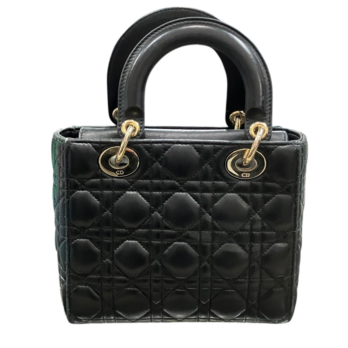 Christian Dior Lady Dior My ABCDiorカナ―ジュラムスキンミニ2WAYショルダーバッグ 古着・中古-2枚目のアイテム画像