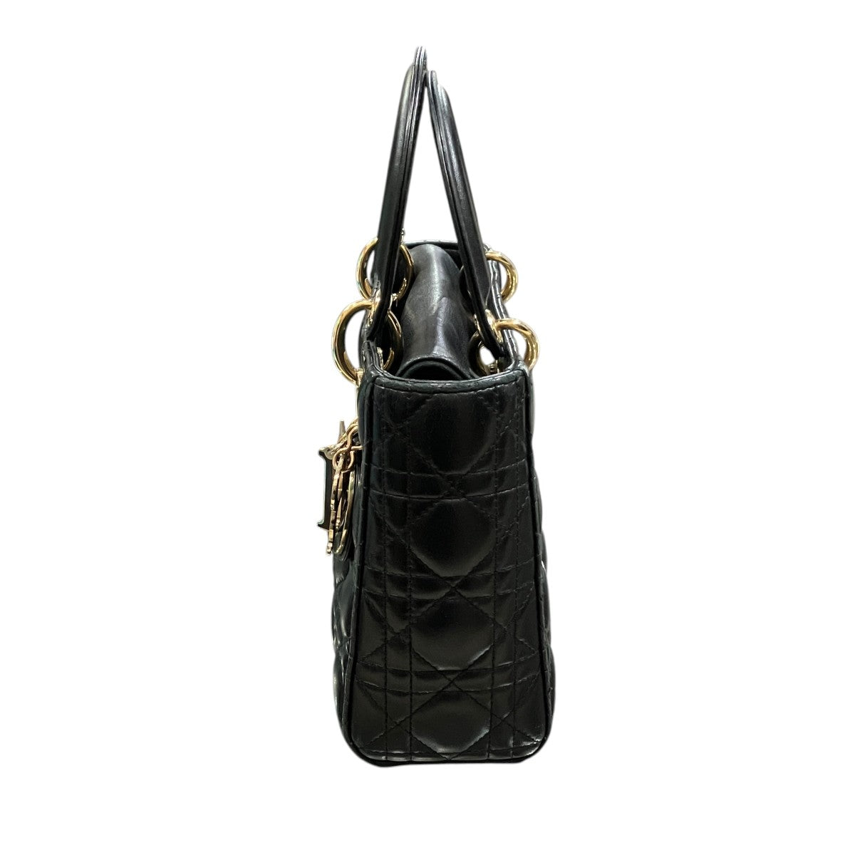 Christian Dior Lady Dior My ABCDiorカナ―ジュラムスキンミニ2WAYショルダーバッグ 古着・中古-3枚目のアイテム画像