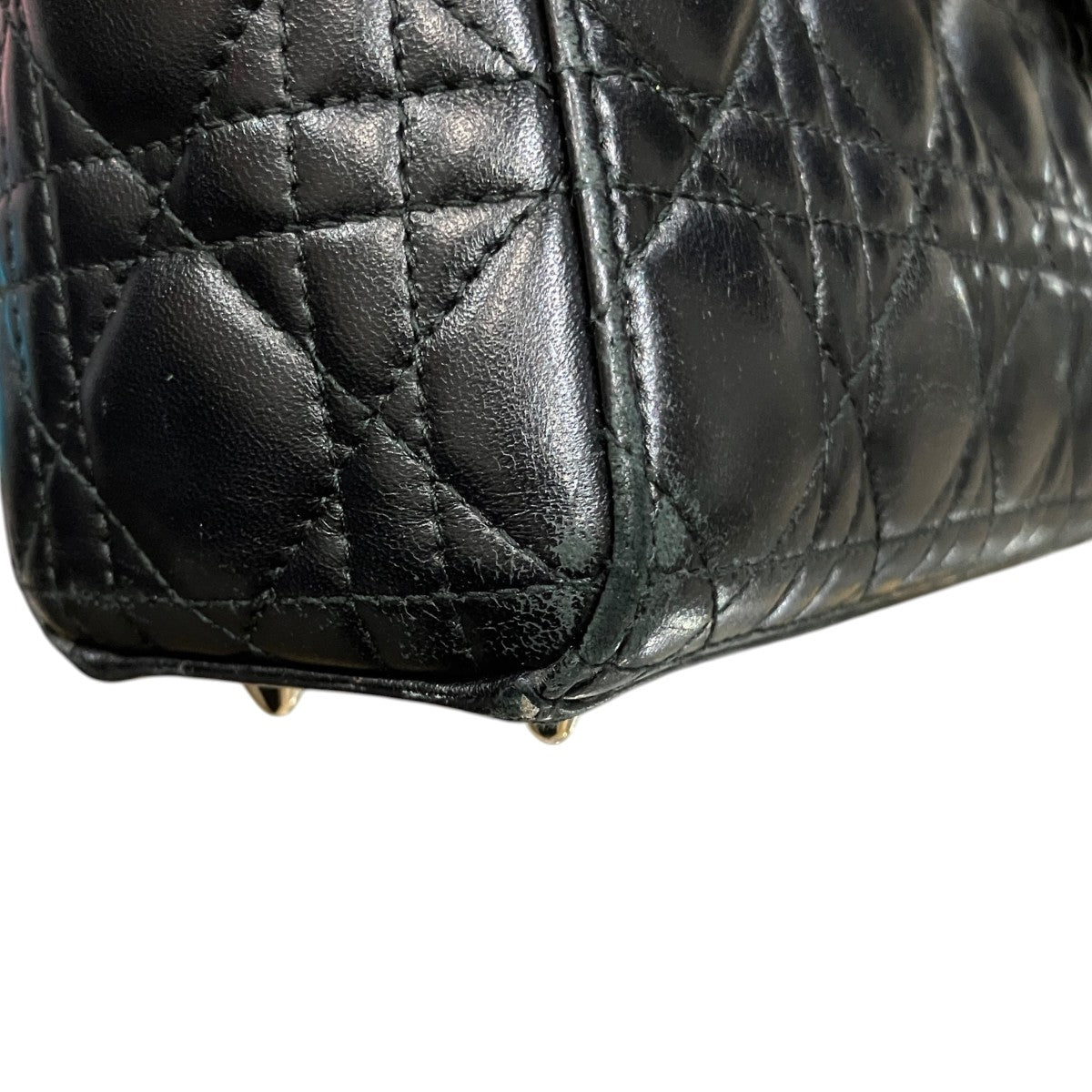 Christian Dior Lady Dior My ABCDiorカナ―ジュラムスキンミニ2WAYショルダーバッグ 古着・中古-6枚目のアイテム画像