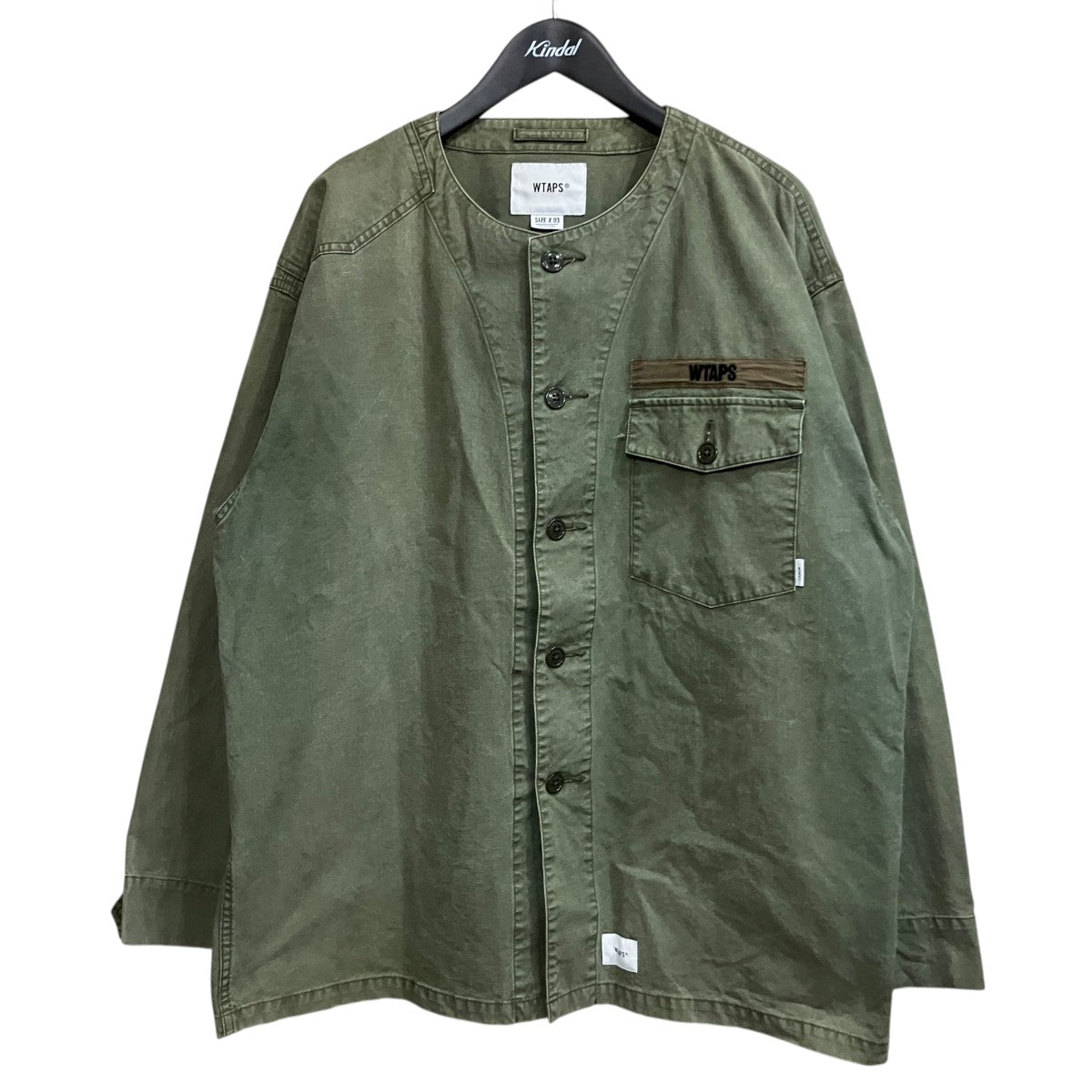 WTAPS SCOUT LS SHIRT ミリタリーシャツ 古着・中古-1枚目のアイテム画像