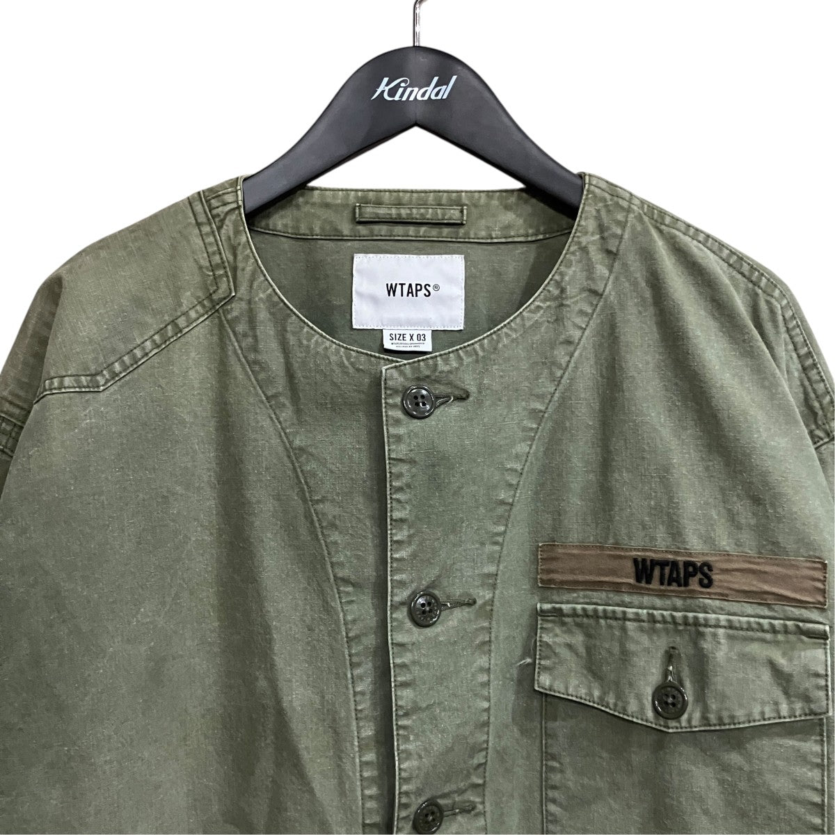 WTAPS SCOUT LS SHIRT ミリタリーシャツ 古着・中古-3枚目のアイテム画像