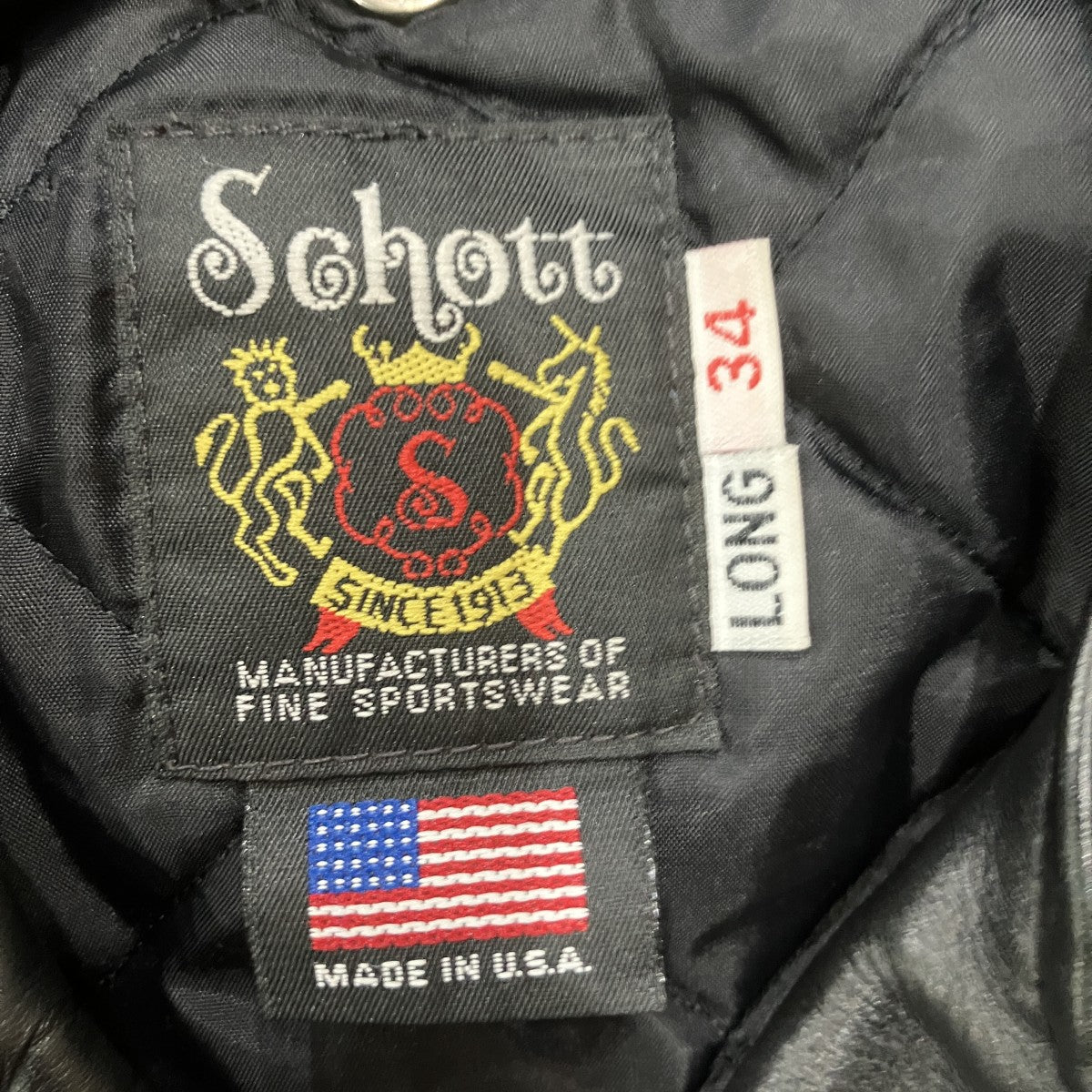 Schott ライダース 古着・中古-5枚目のアイテム画像