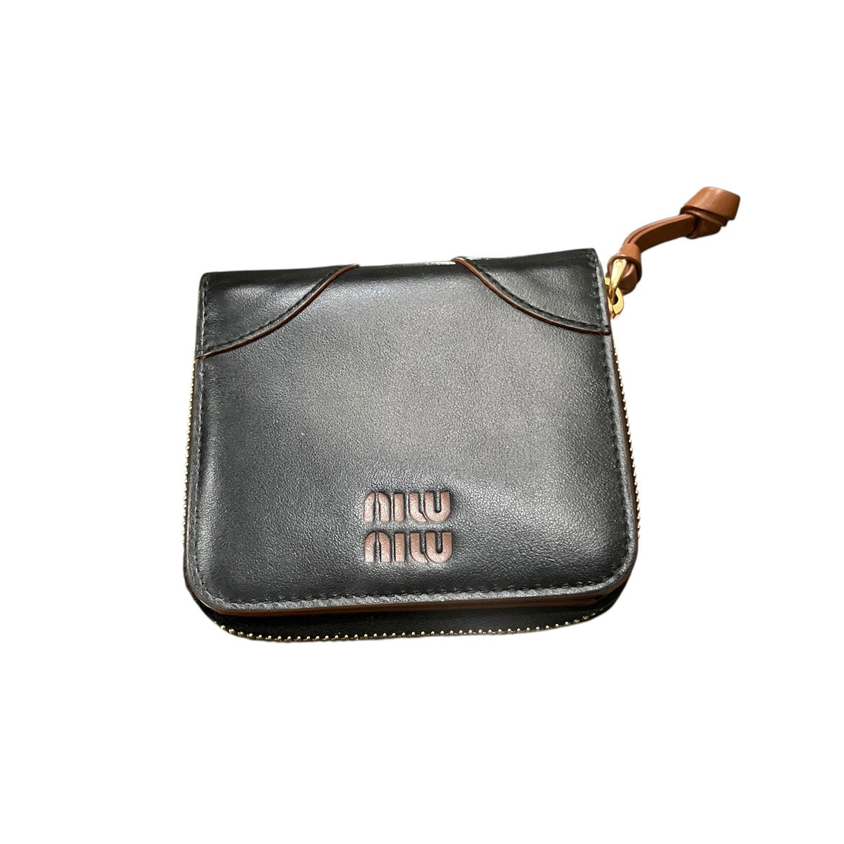 MIU MIU 2つ折りジップウォレット 古着・中古-3枚目のアイテム画像