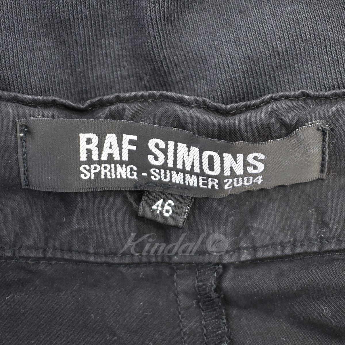 RAF SIMONS(ラフシモンズ) 04SS 宗教期 ドッキングパンツ ブラック ...