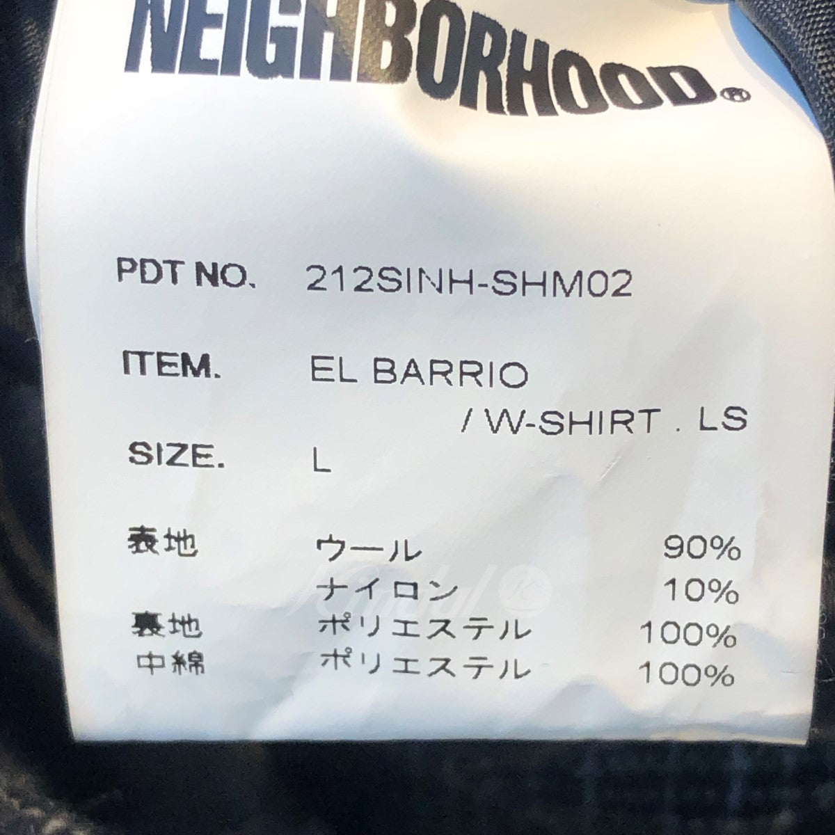 NEIGHBORHOOD(ネイバーフッド) 21AW EL BARRIO／W-SHIRT．LS 長袖 