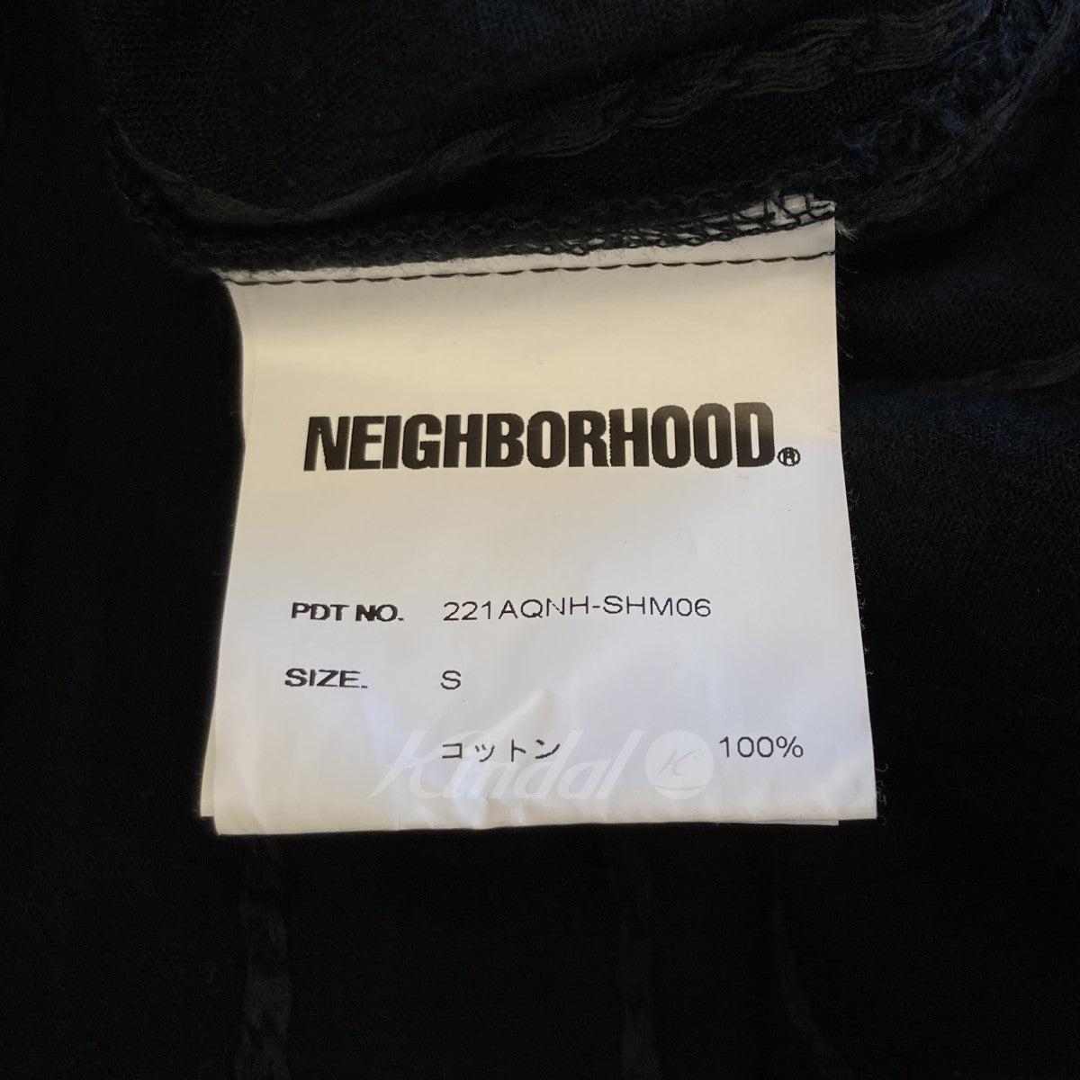 NEIGHBORHOOD(ネイバーフッド) 221AQNH-SHM06 Tシャツ ブラック サイズ 2｜【公式】カインドオルオンライン  ブランド古着・中古通販【kindal】