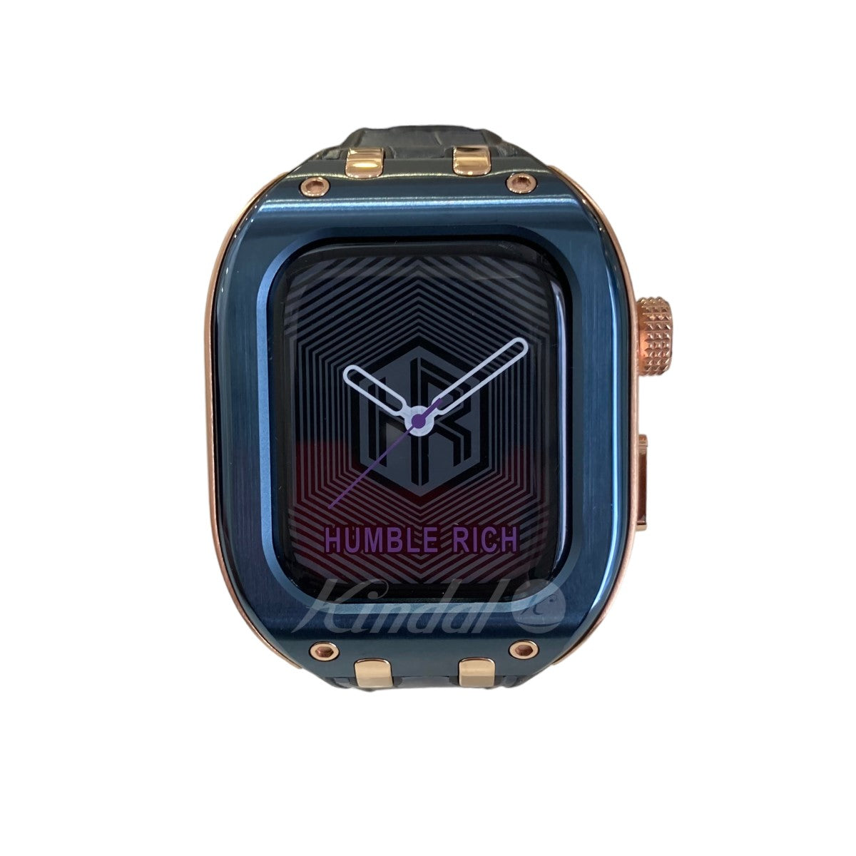 HUMBLE RICH(ハンブルリッチ) Apple Watch ケース ゴールド×ブルー 