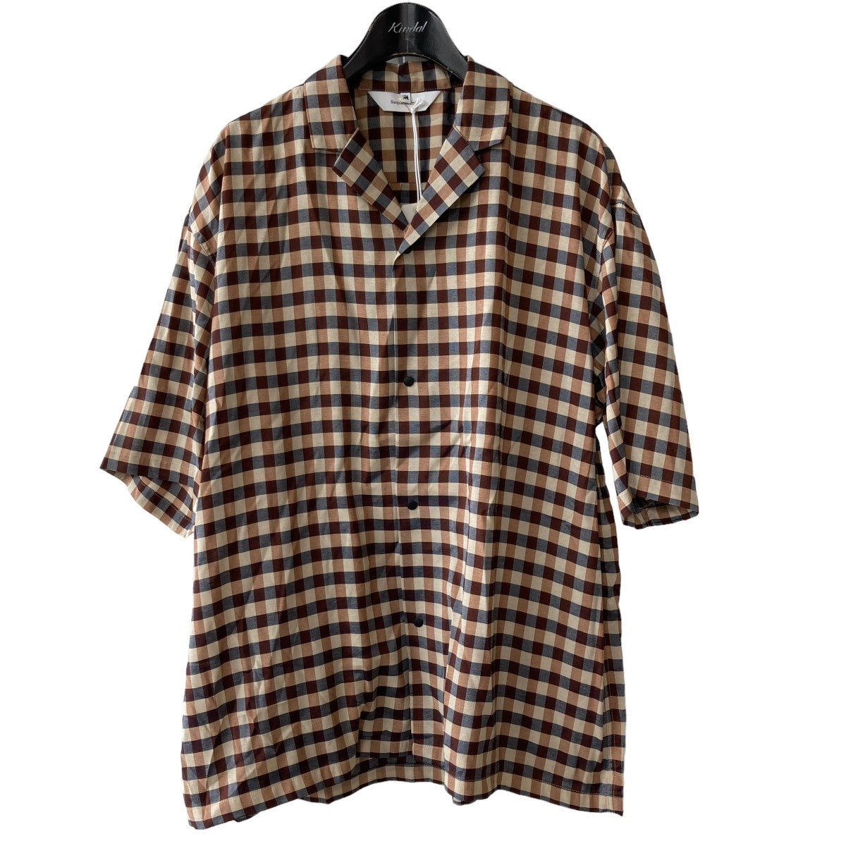 20SS BLOCK CHECK HS SHIRT