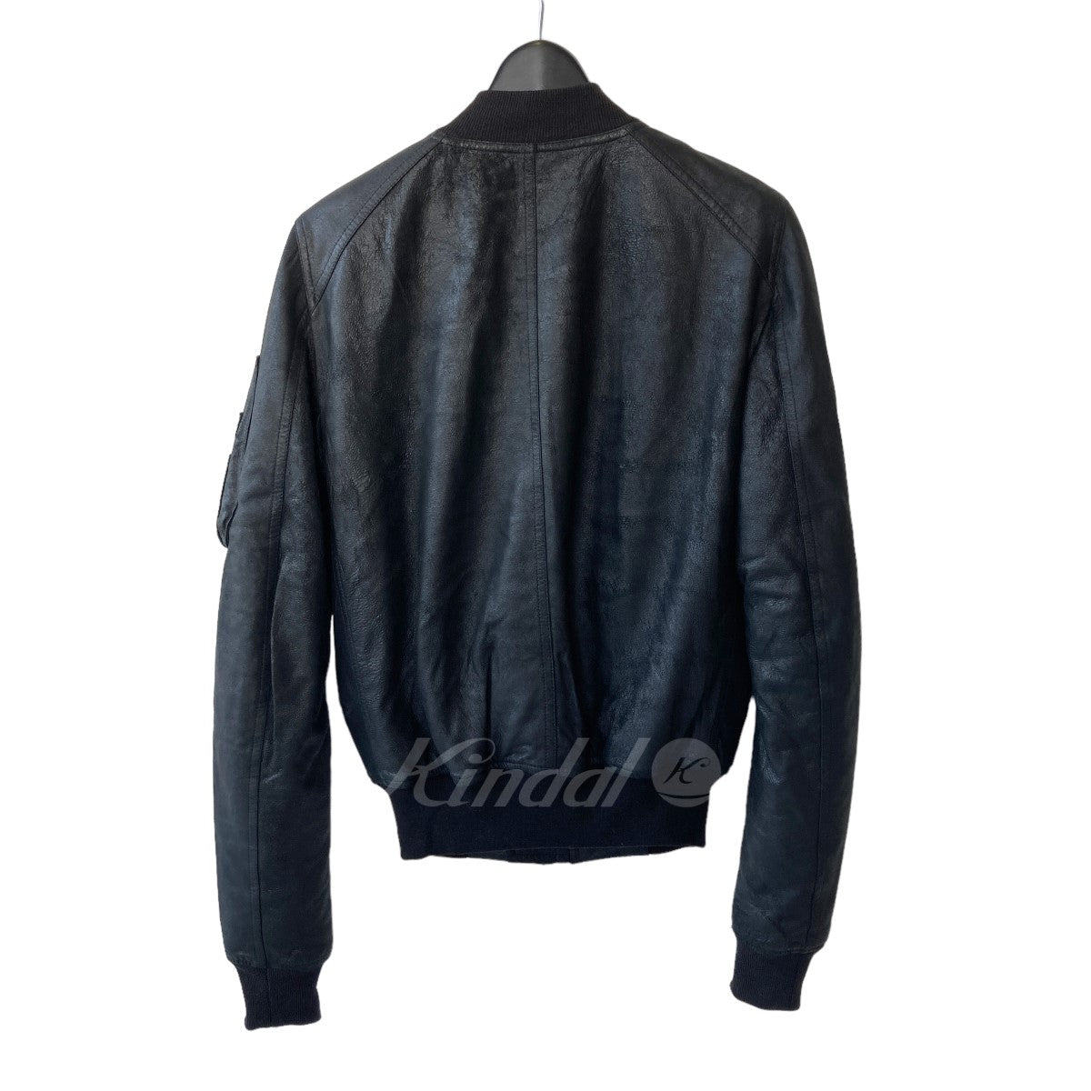 Rick Owens(リックオウエンス) RU18F1775／ 18AW Raglan Bomber ブラック サイズ  46｜【公式】カインドオルオンライン ブランド古着・中古通販【kindal】