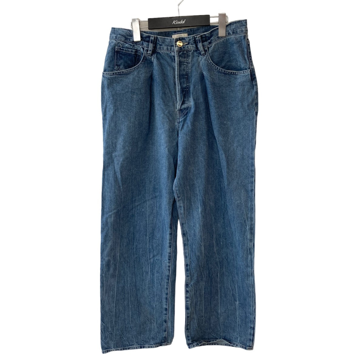 LIDNM(リドム) VAJIRA TUCK VINTAGE DENIM lm22aw10437 インディゴ サイズ  L｜【公式】カインドオルオンライン ブランド古着・中古通販【kindal】