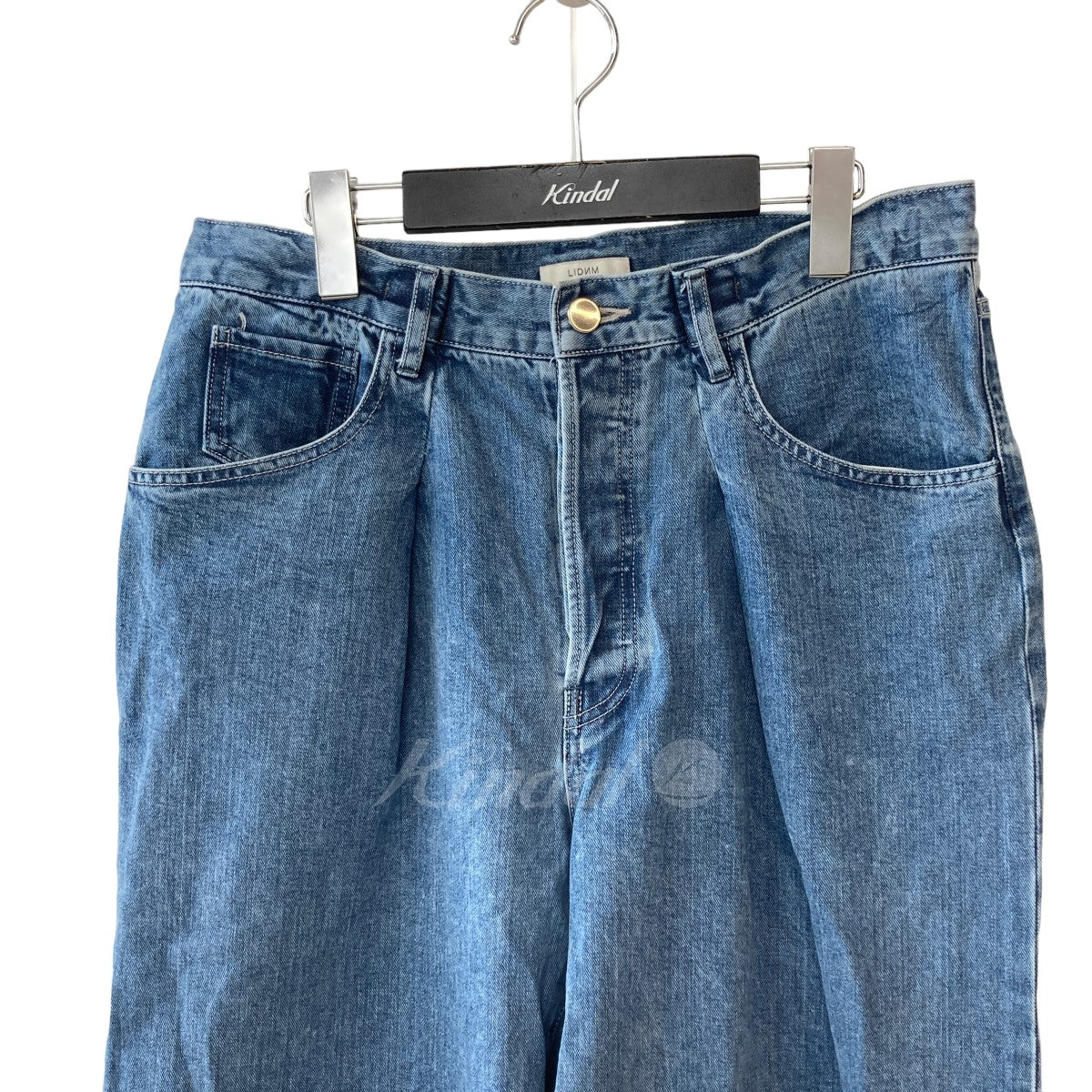 LIDNM(リドム) VAJIRA TUCK VINTAGE DENIM　lm22aw10437