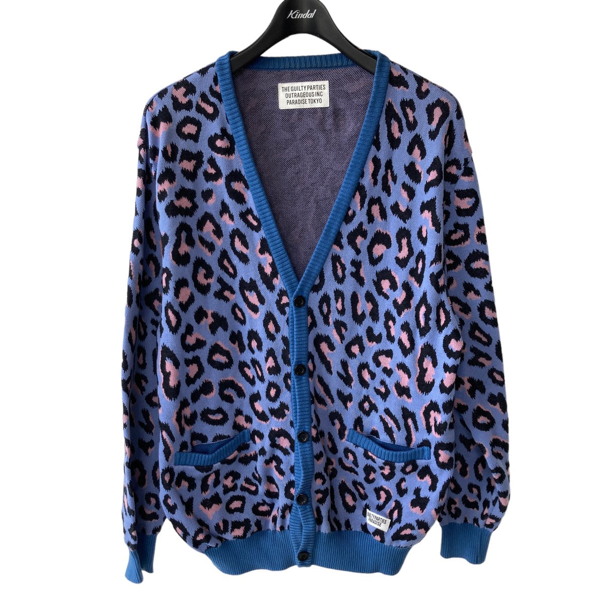 23SS ／LEOPARD JACQUARD CARDIGAN