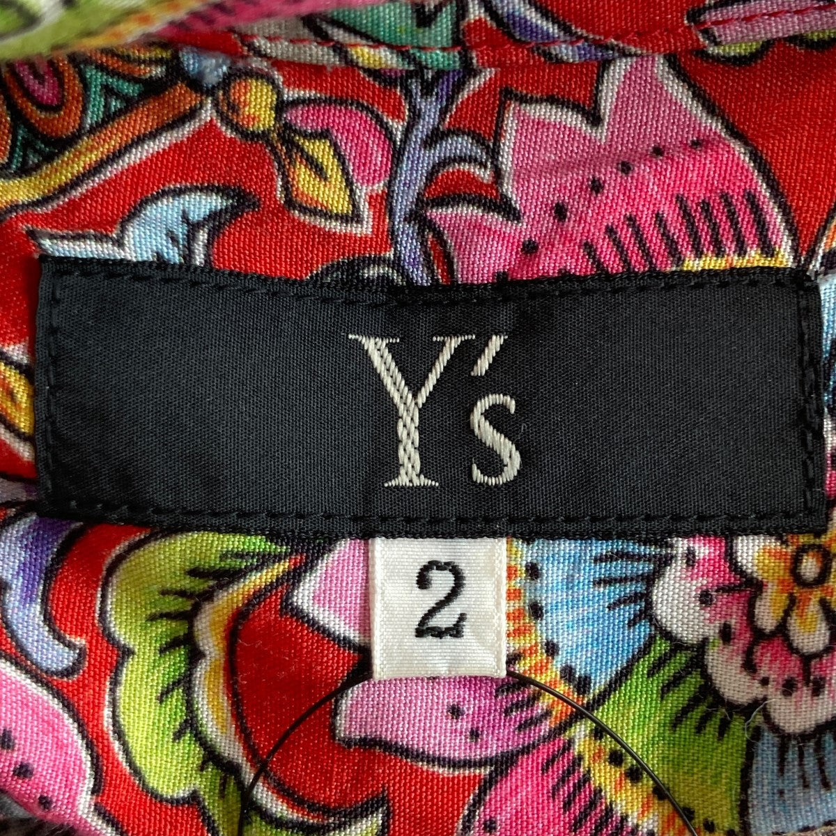 Y's(ワイズ) 総柄アロハシャツMV-B24-214 MV-B24-214 レッド サイズ M 