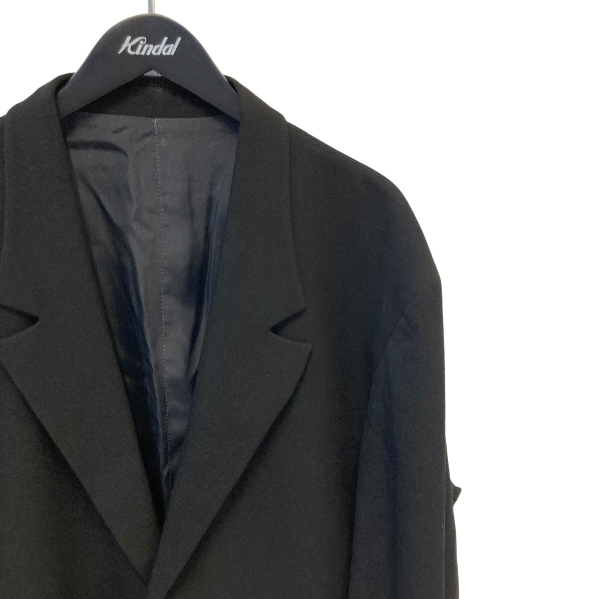 ヨウジヤマモト　ジャケット　黒 yohji yamamoto - pour homme | 刺繍入5ポケットJKT / ロング
