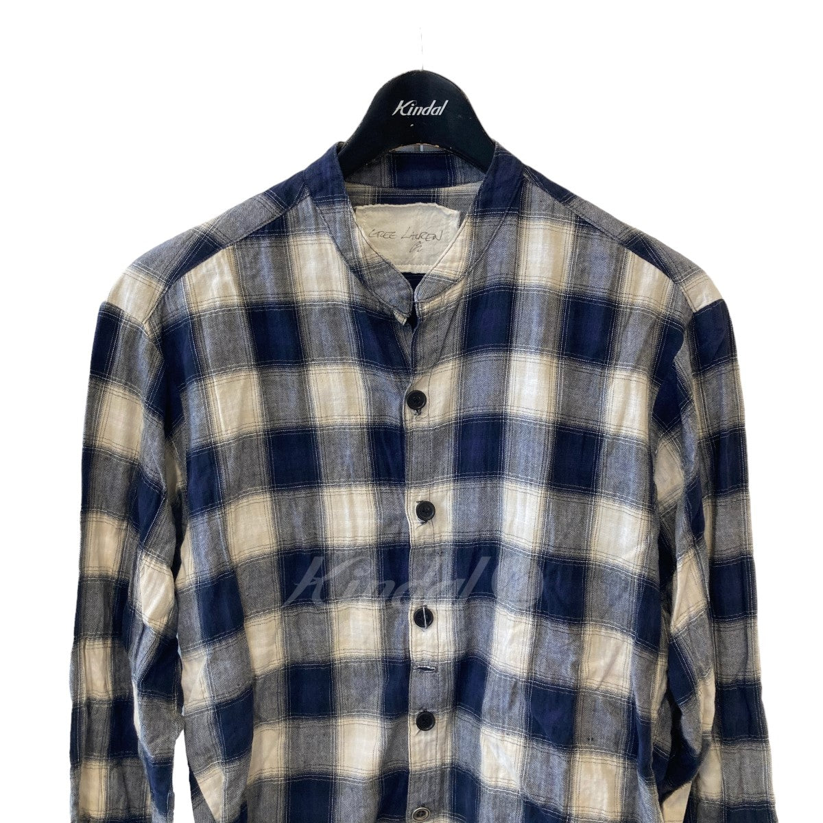 GREG LAUREN(グレッグローレン) PLAID CLASSIC STUDIO SHIRT