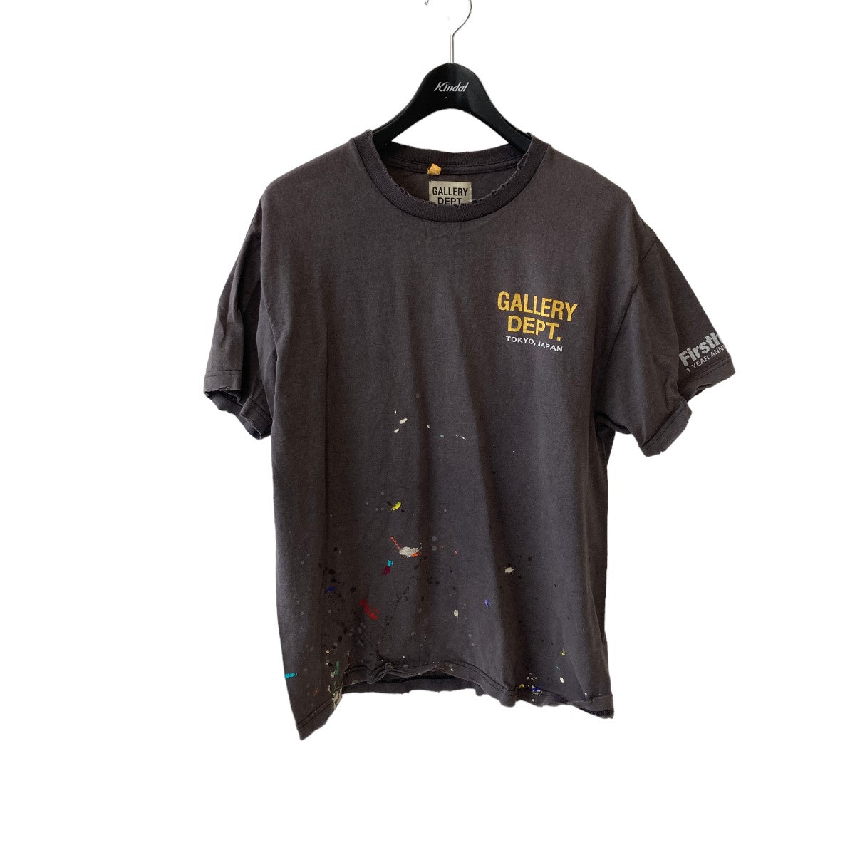 GALLERY DEPT(ギャラリーデプト) ダメージ カラースプラッシュ Tシャツ ...