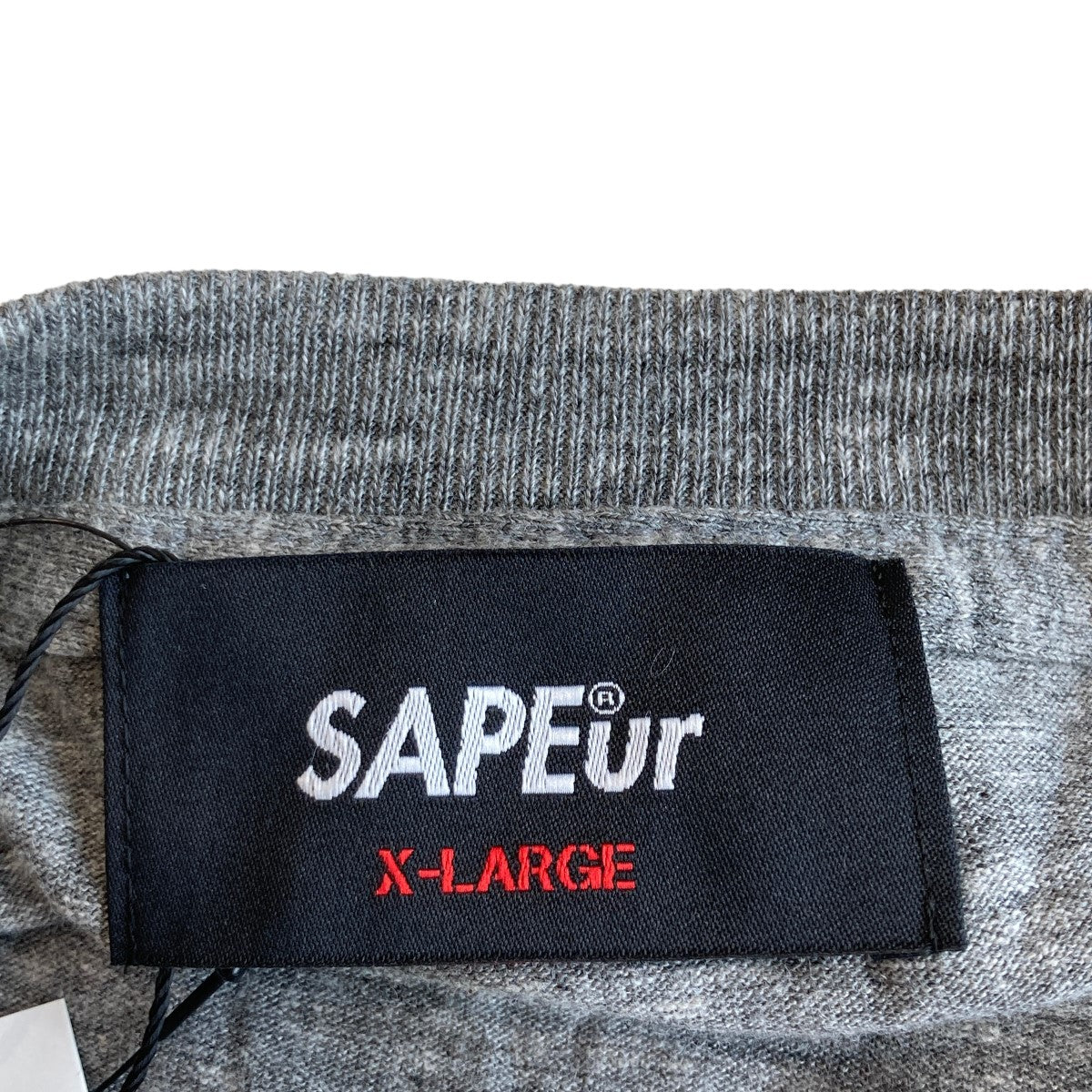 SAPEur(サプール) ロゴTシャツ a0022-120 a0022-120 グレー サイズ L 