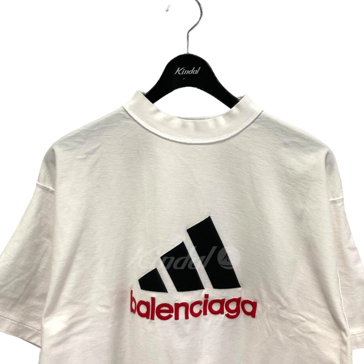 BALENCIAGA(バレンシアガ) 23SS × ADIDAS ロゴ デザイン オーバーサイズ Tシャツ 731769 ホワイト サイズ  13｜【公式】カインドオルオンライン ブランド古着・中古通販【kindal】