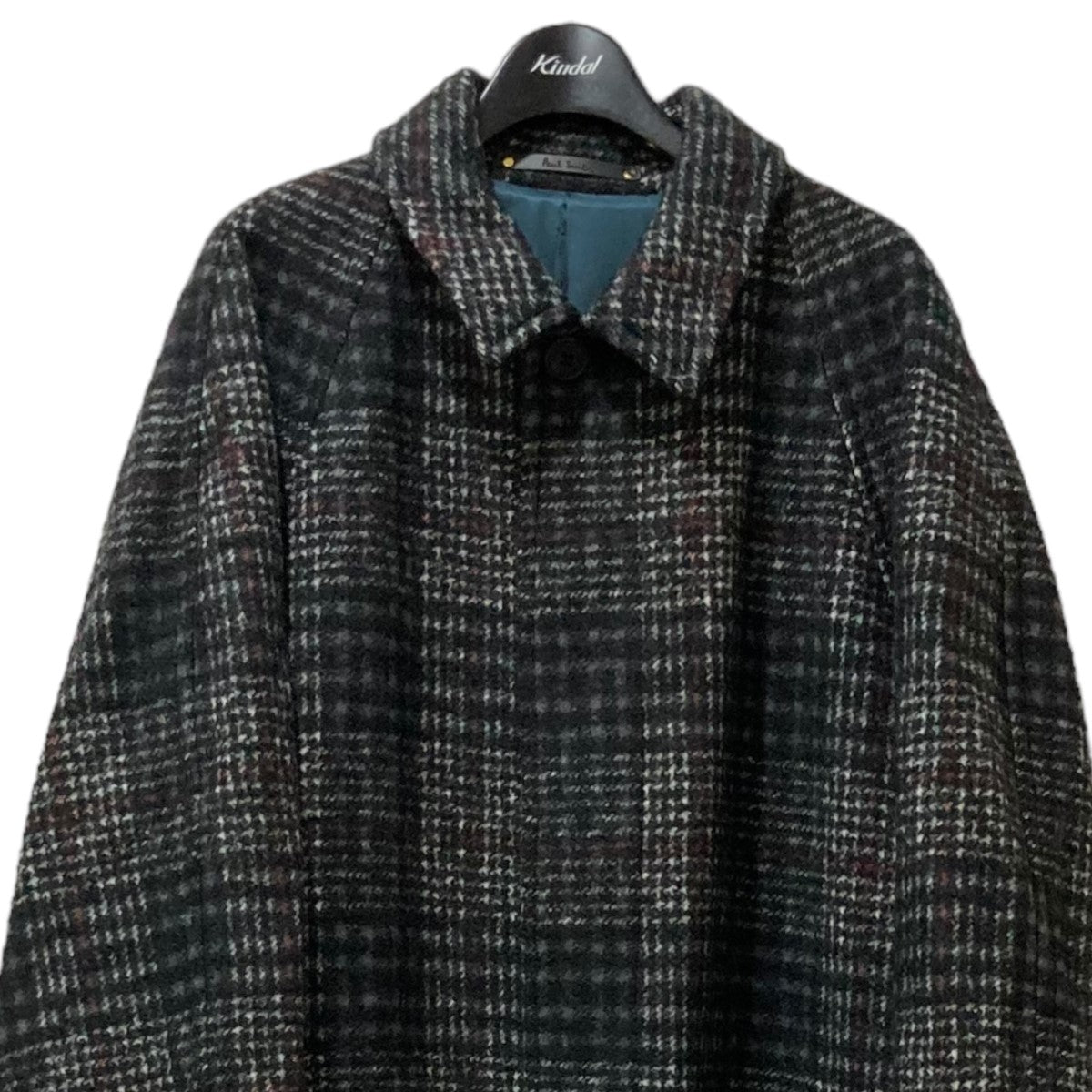 Paul Smith(ポールスミス) チェックステンカラーコートPF-IS-73670 213109 PF-IS-73670 213109 グレー  サイズ L｜【公式】カインドオルオンライン ブランド古着・中古通販【kindal】