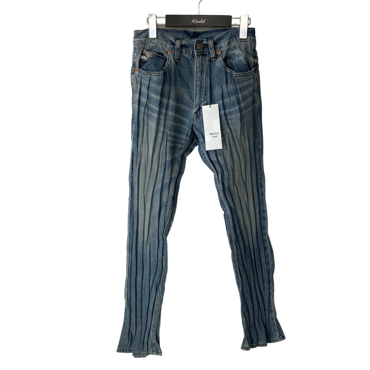 マーティンローズのWOVEN CRINKLE STRAIGHT LEG JEAN MRAW22-204です。 Martine rose ボトムス 古着・中古アイテム