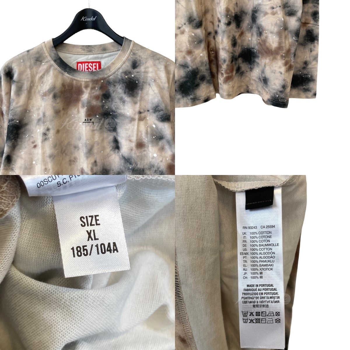 DIESEL(ディーゼル) ×A-COLD-WALL ロングTシャツ 00SCUT-0TAYG 