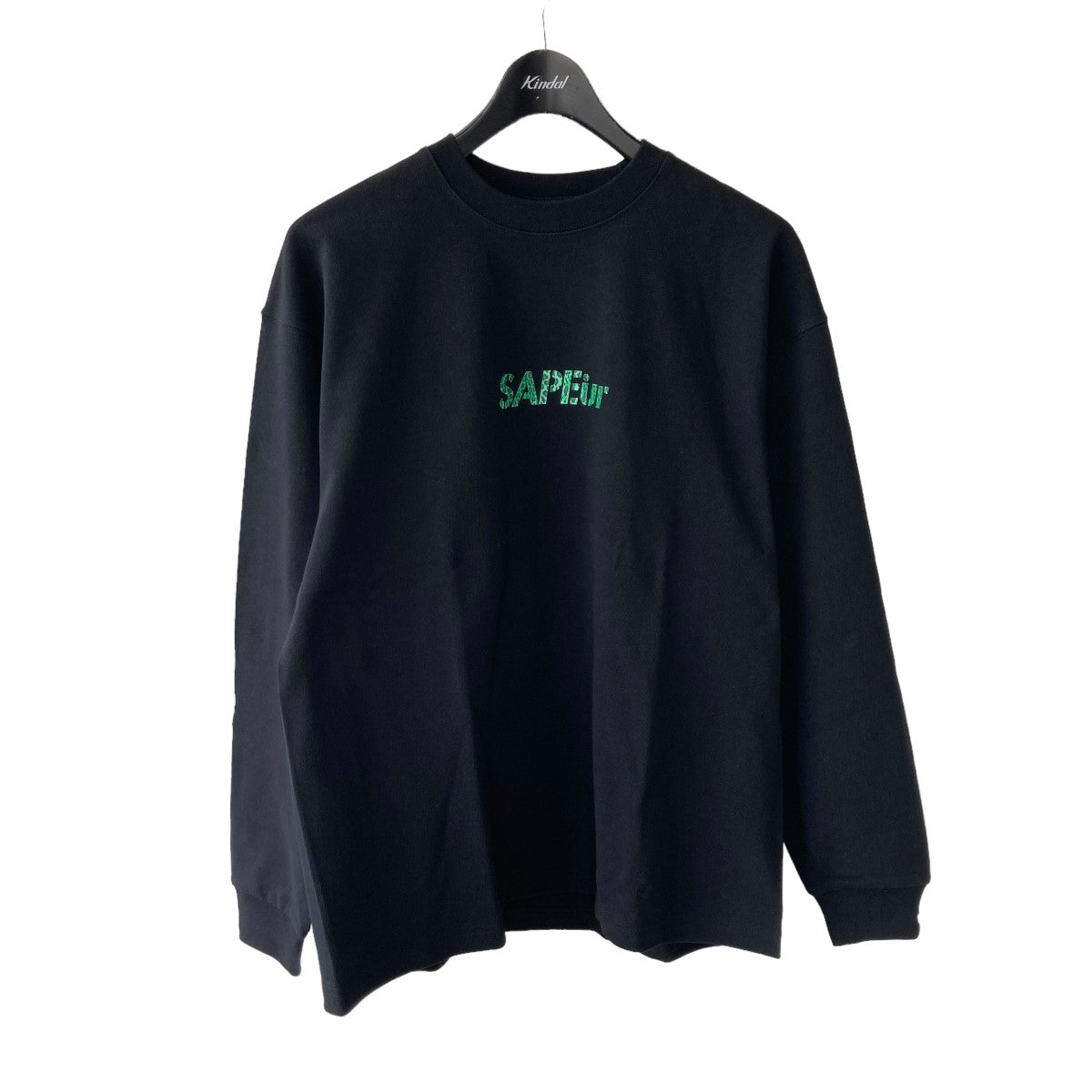 SAPEur(サプール) GREEN LEOPARD HEAD L／S TEE A0023-427 ブラック