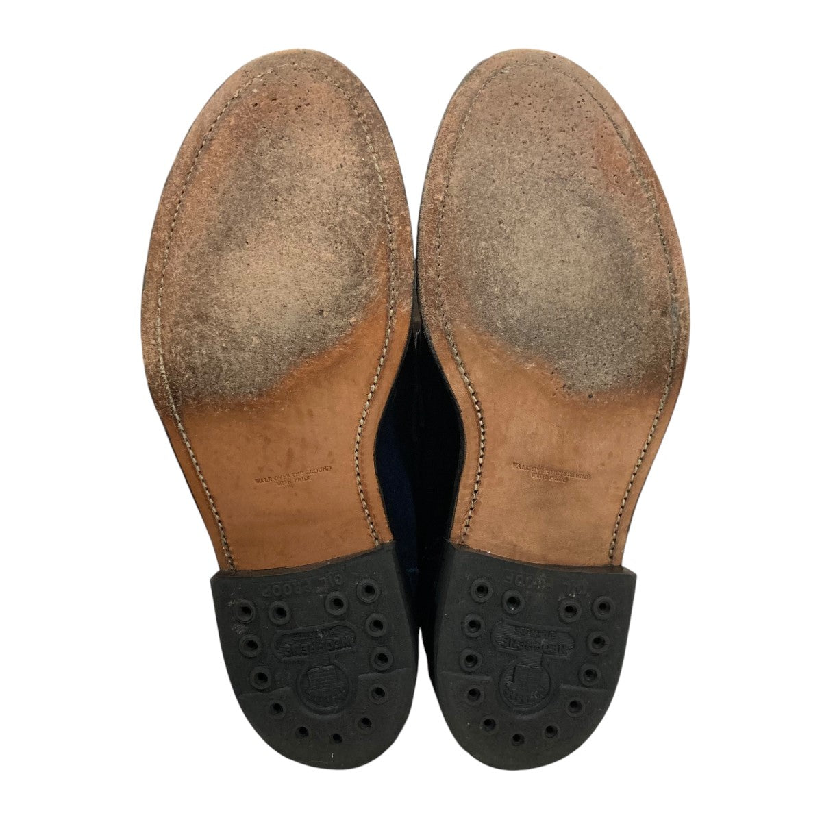 MAKERS(メイカーズ) V TIP LOAFERスウェードローファー ネイビー