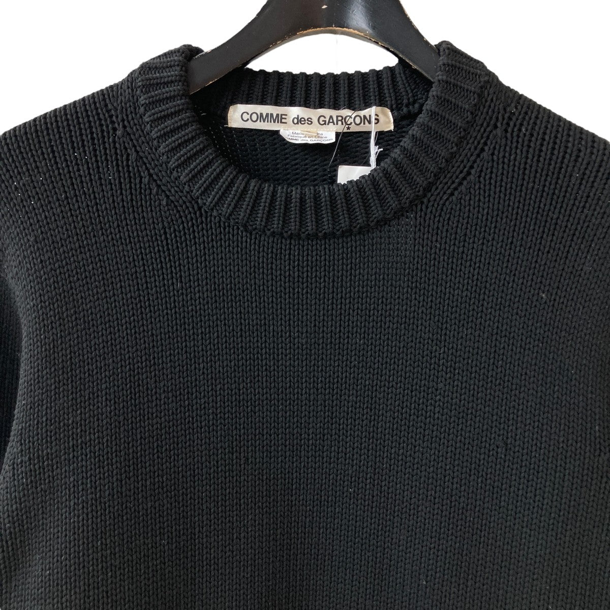コムデギャルソン　 ブラック ニット COMME des GARCONS(コムデギャルソン) コムデギャルソン変形