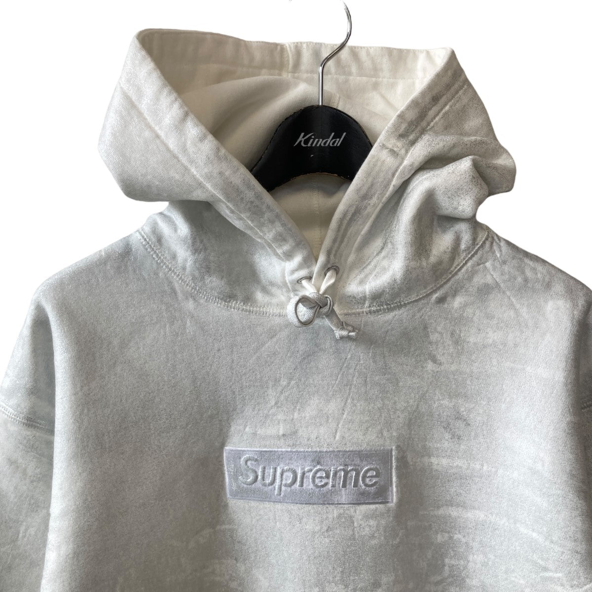 MM6 Maison Margiela×SUPREME ( エムエムシックス メゾン マルジェラ×シュプリーム) 24SS Foil Box Logo  Hooded Sweatshirt