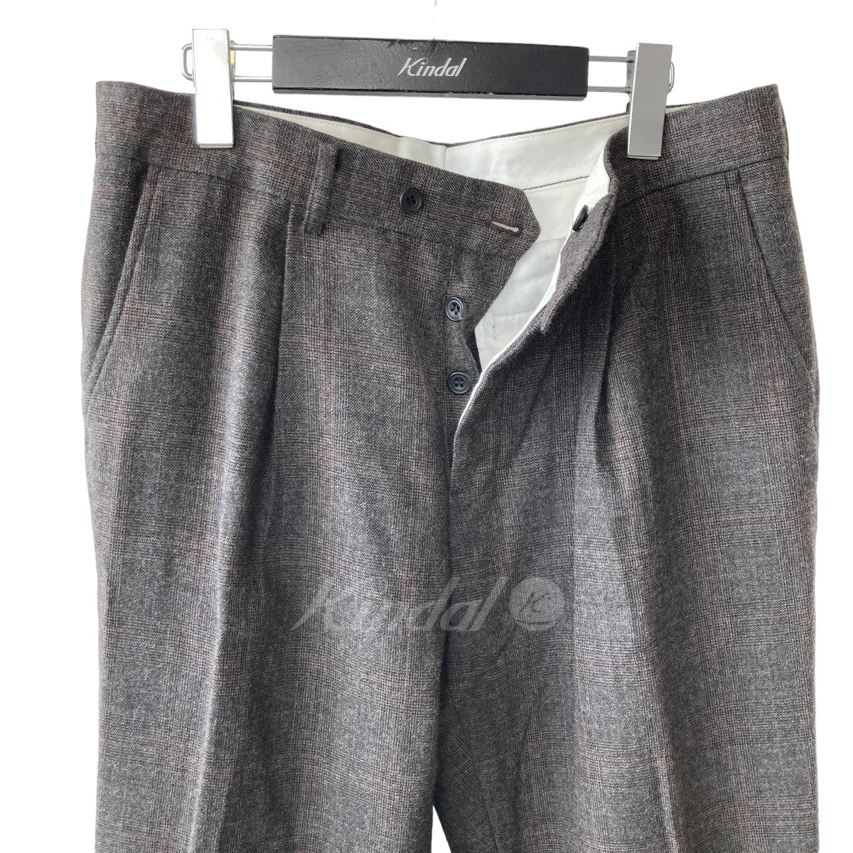 ensou(エンソウ) グレーチェックスラックス グレー サイズ L｜【公式