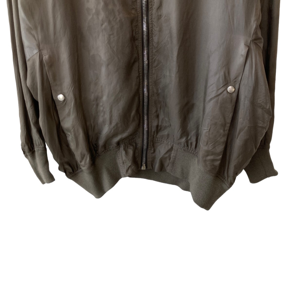 RICK OWENS(リックオウエンス) JUMBO PETER FLIGHTブルゾンRU01B1795-J RU01B1795-J ダスト サイズ  46｜【公式】カインドオルオンライン ブランド古着・中古通販【kindal】