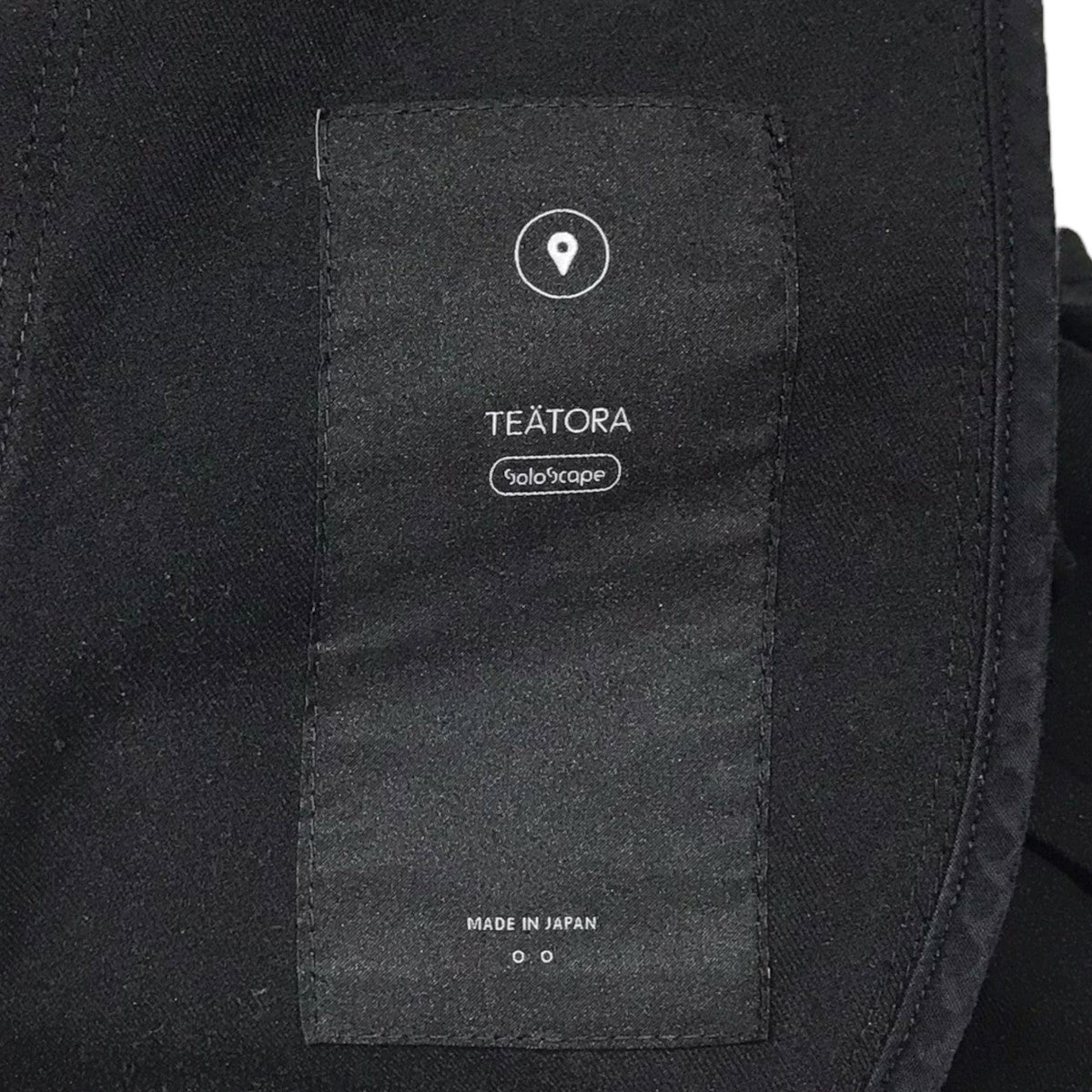 TEATORA(テアトラ) イージーパンツ WALLET PANTS OFFICE - solo scape ウォレットパンツオフィス ソロスケープ  tt-004-SS tt-004-SS ブラック サイズ 2｜【公式】カインドオルオンライン ブランド古着・中古通販【kindal】