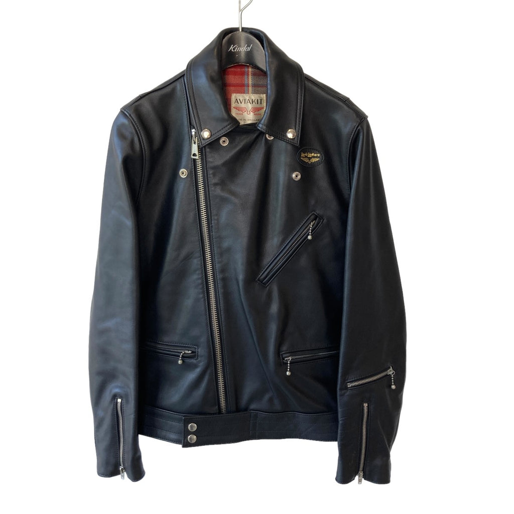 Lewis Leathers×Hysteric Glamour サイクロン Wライダースジャケット 