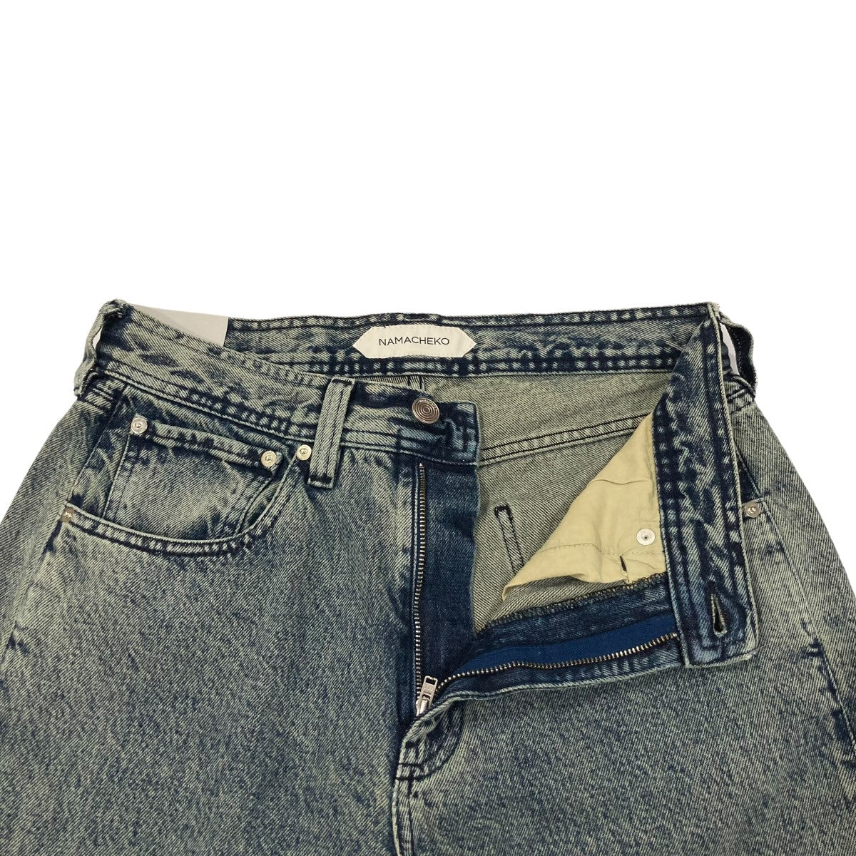 NAMACHEKO(ナマチェコ) ZANYAN DENIM OVERDYEデニムパンツNW22 W505D W4496