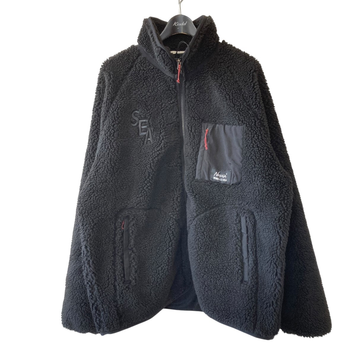 WIND AND SEA×NANGA BOA FLEECE JACKETフリースジャケットWDS-C-NGA-23-Q2-01 WDS-C-NGA-23-Q2-01  ブラック サイズ XL｜【公式】カインドオルオンライン ブランド古着・中古通販【kindal】