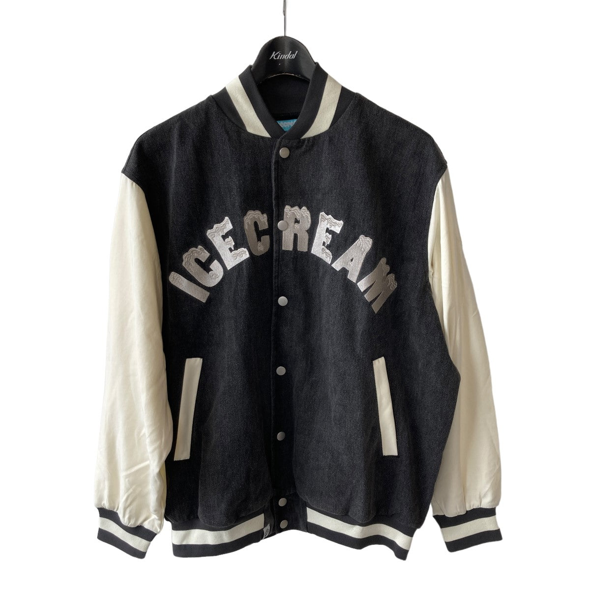 アイスクリームの24SS WASHED DENIM BLOUSON スタジャンです。 Ice Cream アウター 古着・中古アイテム