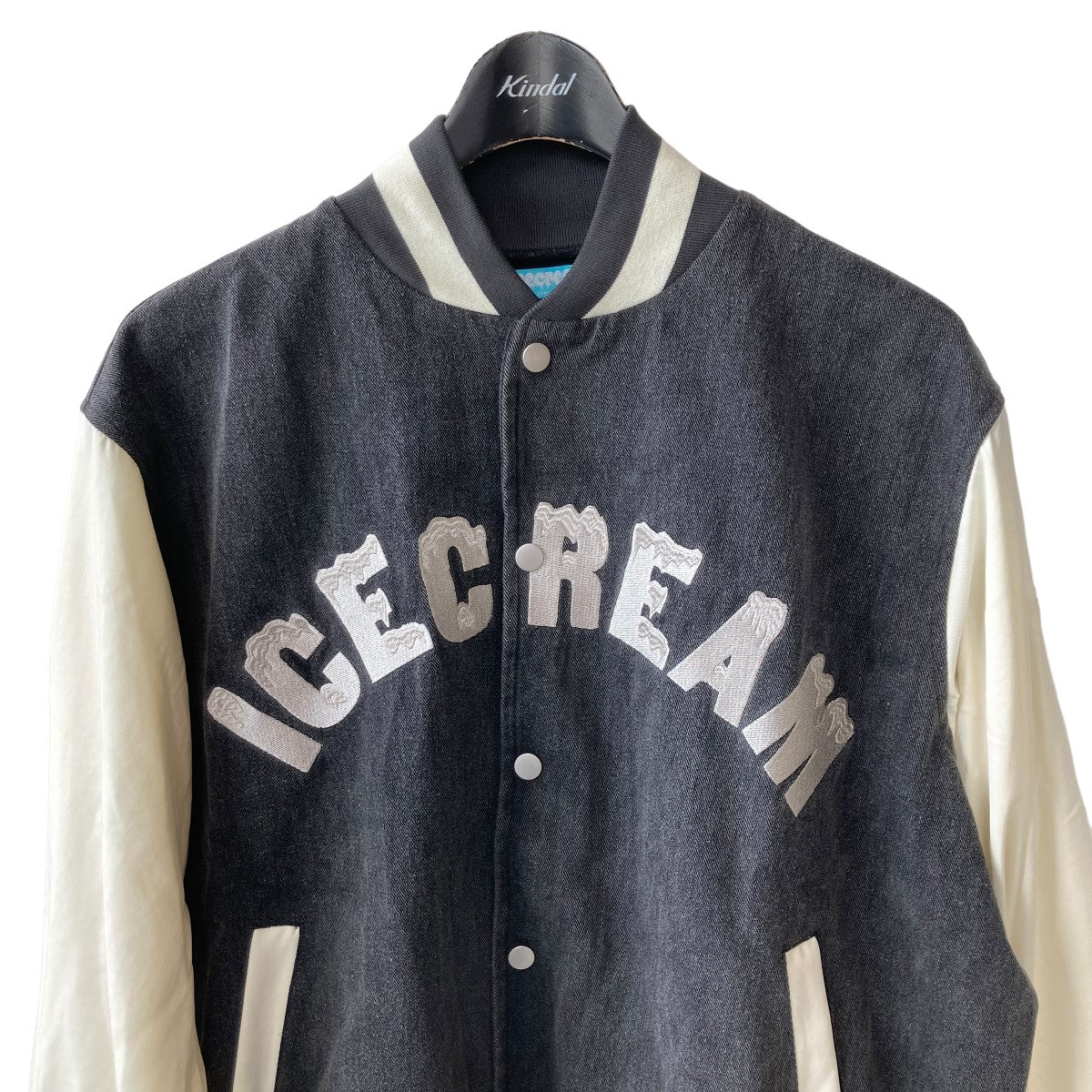 アイスクリームの24SS WASHED DENIM BLOUSON スタジャンです。 Ice Cream アウター 古着・中古アイテム