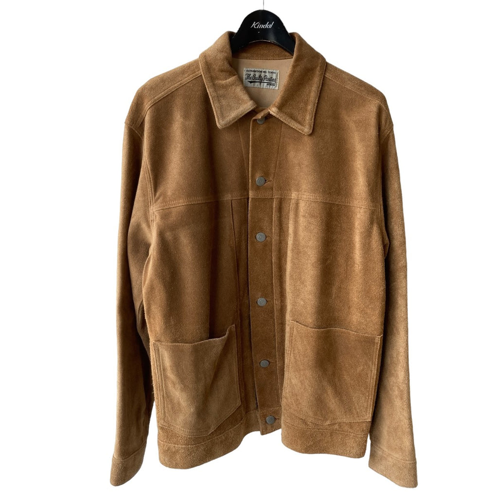 定価約9万 wackomaria 持上げ ワコマリア Suede Trucker JKT 