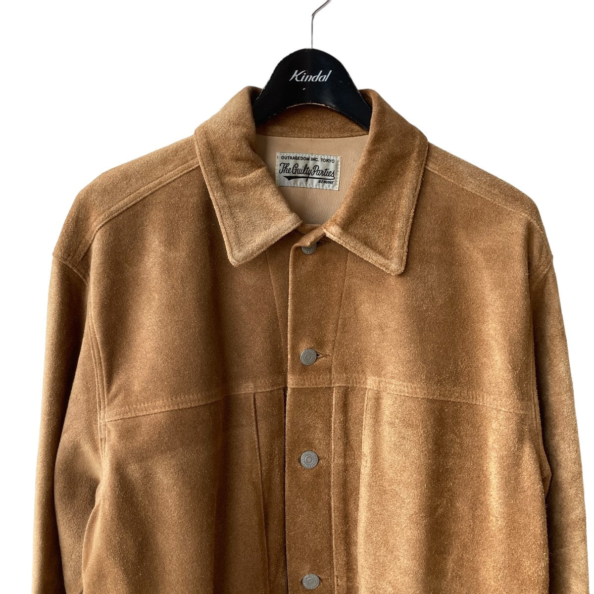 WACKO MARIA(ワコマリア) SUEDE LEATHER TRUCKER JACKET (TYPE-1 
