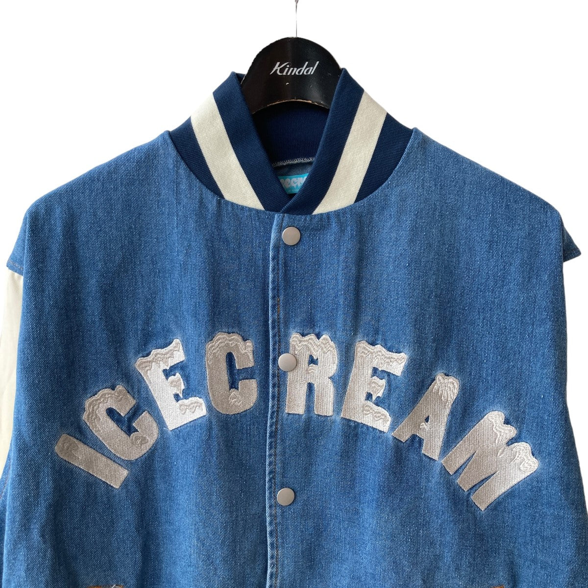 アイスクリームのWASHED DENIM BLOUSON スタジャン ICEJP241X002です。 Ice Cream アウター 古着・中古アイテム