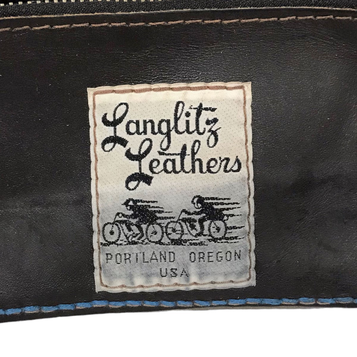 Langlitz Leathers(ラングリッツ レザーズ) バイカーチェーンウォレットロングウォレット  ダークブラウン｜【公式】カインドオルオンライン ブランド古着・中古通販【kindal】